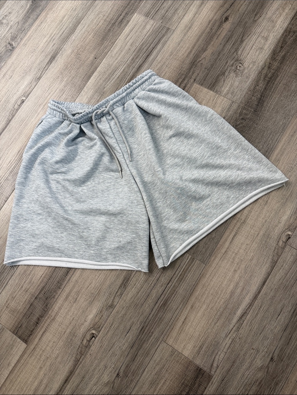 SHEIN Light Gray Athletic Lounge Shorts